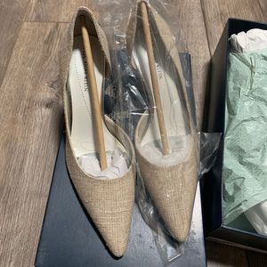 Brand new in box Anne Klein Silver d’Orsay heels